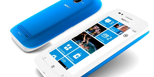 The Nokia Lumia 710, the first Windows Phone-powered smartphone from Nokia.