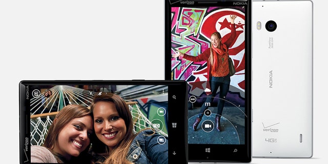 The new Nokia Lumia Icon smartphone.