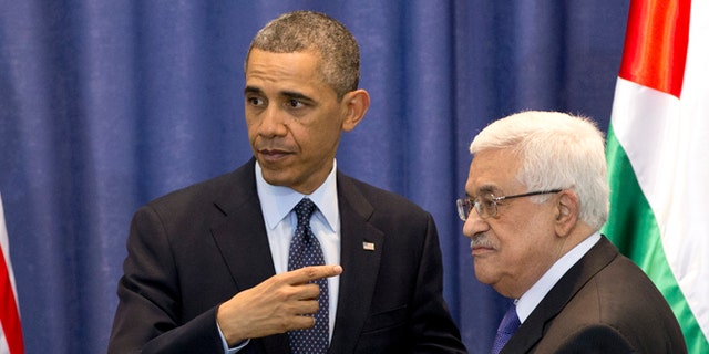 President Obama is trying to restart the mideast peace process, but Palestinian Authority leader Mahmoud Abbas can't even get along with his fellow Palestinian leaders Hamas. (AP)