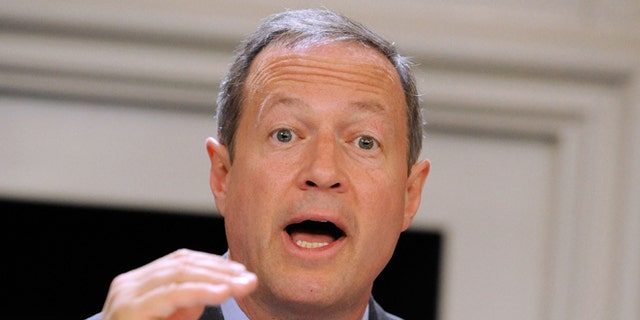 FILE: April 9, 2013: Maryland Gov. Martin O'Malley speaks in Annapolis, Md.