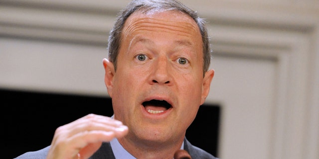 FILE: April 9, 2013: Maryland Gov. Martin O'Malley speaks in Annapolis, Md.