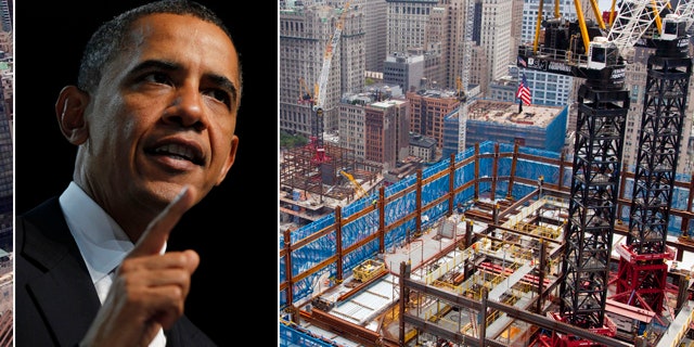 President Obama on Friday forcefully endorsed building a mosque near ground zero, saying the country's founding principles demanded no less.