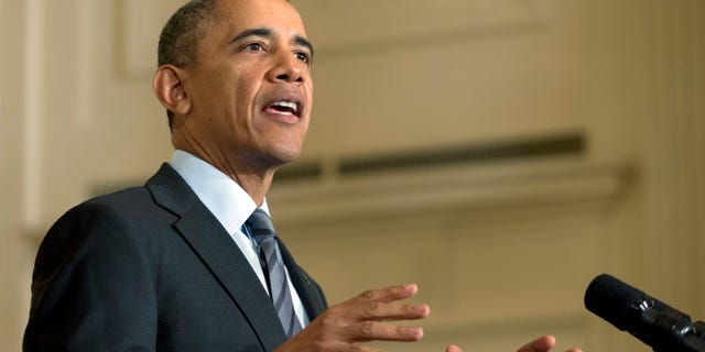 President Obama in the East Room of the White House in Washington, Jan. 31, 2014.