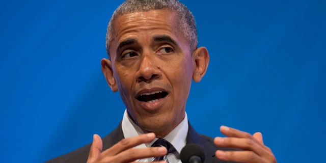 FILE - In this June 24, 2016 file photo, President Barack Obama speaks in Stanford, Calif. After almost eight years after electing a black president, a quarter of Americans say President Barack Obama made race relations in the United States worse during his time. (AP Photo/Pablo Martinez Monsivais, File)