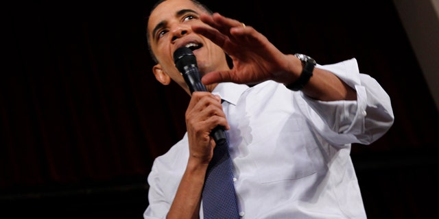 June 30, 2010: President Obama speaks at a town-hall style event on the economy at Racine Memorial Hall in Racine, Wis.