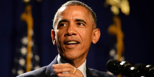 Jan. 29, 2015: President Barack Obama addresses House Democrats.