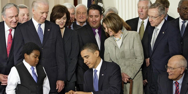 March 23, 2010: President Obama signs sweeping health care legislation into law.