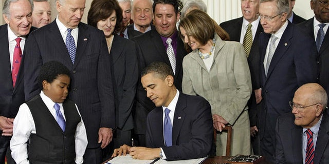 March 23, 2010: President Obama signs sweeping health care legislation into law.