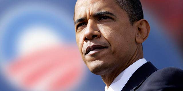 AP/Then Senator Obama campaigns in 2008