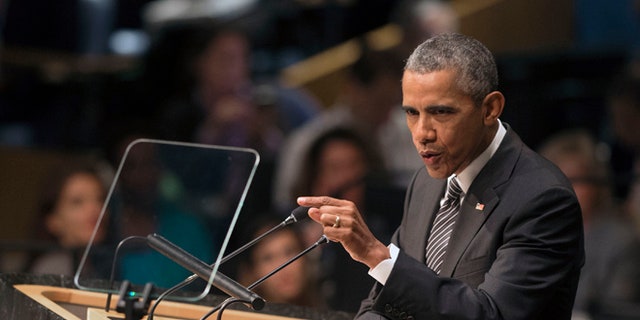 Sept. 27, 2015: President Obama at United Nations headquarters, New York, N.Y.