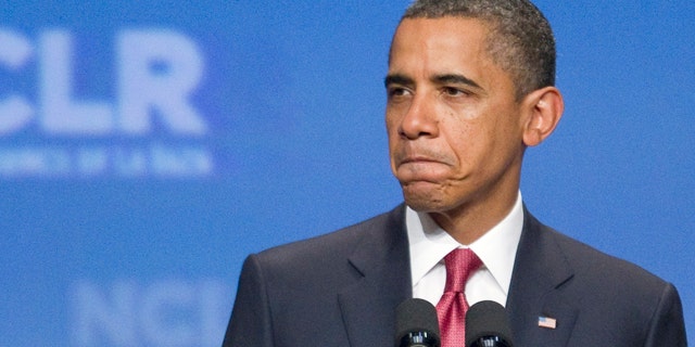 July 25, 2011: President Obama speaks to the National Council of La Raza.