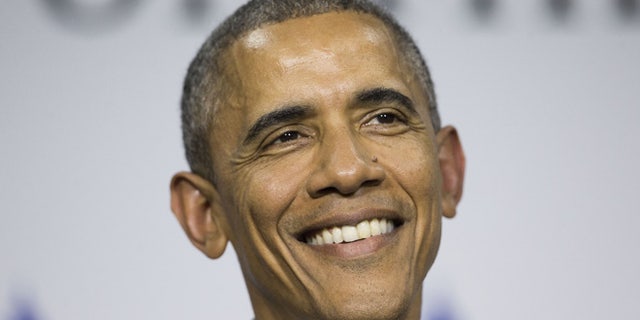 April 11, 2015: President Obama speaks during his news conference at the Summit of the Americas in Panama City, Panama.