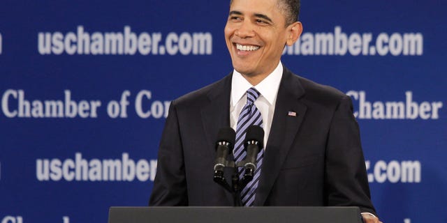 Feb. 7: Obama speaks at the U.S. Chamber of Commerce in Washington.