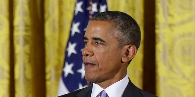 Sept. 10, 2015: President Obama at a ceremony in the East Room at the White House, in Washington, D.C.