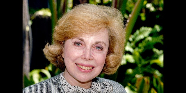 In this Sept. 1, 1987 file photo, Dr. Joyce Brothers takes a break from a busy schedule in Los Angeles to talk about her upcoming television series, "The Psychology Behind the News." Brothers died Monday, May 13, 2013, in New York City, according to publicist Sanford Brokaw. She was 85.