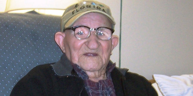 This photo provided by Guinness World Records shows 112 year-old Salustiano Sanchez-Blazquez, who, according to research by Guinness World Records, is the new world's oldest man. Sanchez-Blazquez, from Grand Island, N.Y., is a former coal miner and musician. He became the worldâs oldest male when Japan's Jiroemon Kimura died June 12 at 116. (AP Photo/Guiness World Records)