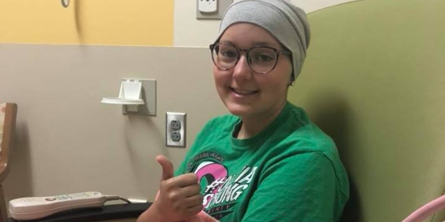 Olivia Stoy was first diagnosed with cancer when she was 12.