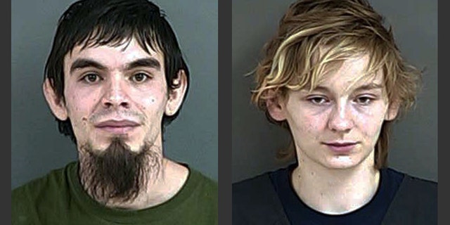 This Tuesday, Feb. 17, 2015 booking photo provided by the Douglas County Sheriff's Office shows Stephen Williams Jr., 26, of Glendale, Ore., and Amanda Hancock. Williams and Hancock were arrested Tuesday at their home in Glendale, Ore., on charges of murder by abuse after their seven-week-old baby boy, Data Hancock, was determined to have died of starvation. (AP Photo/Douglas County Sheriff's Office)