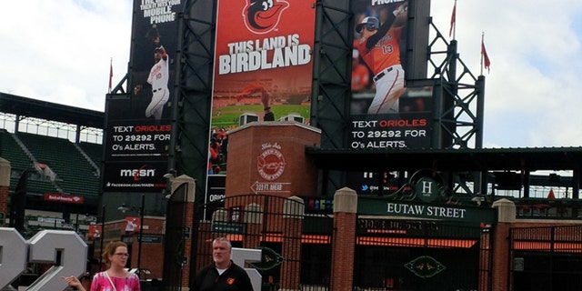 May 27, 2015: Visitors to Oriole Park at Camden Yards, the Baltimore Orioles' ballpark, Baltimore, Md.