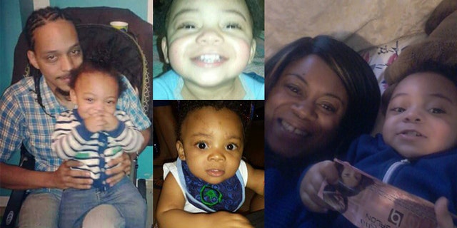 A family tragedy. Luis Ortiz (left) and Latish Fisher (right) with baby Gavriel Ortiz-Fisher. (Three photos on left: GoFundMe; Photo on right: Facebook)