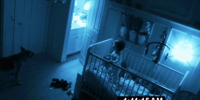 A scene from the film 'Paranormal Activity 2,' shot on a shoestring budget of just $15,000.