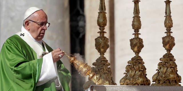 Pope Francis at the Vatican, Sunday, Sept. 25, 2016.