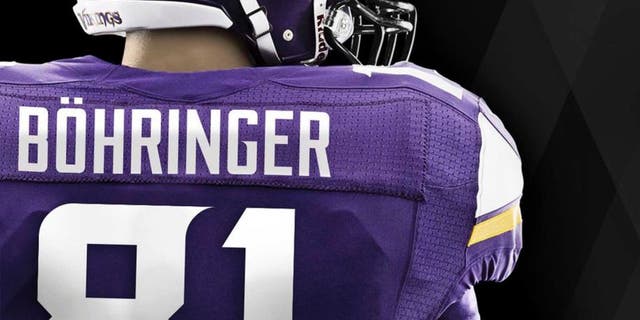 Boehringer received approval from the NFL to add the umlaut on his jersey.