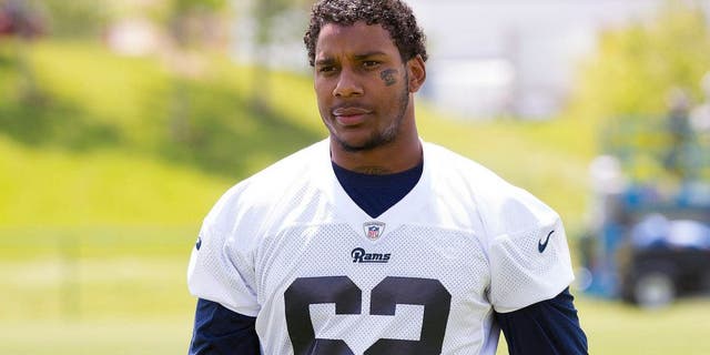 May 16, 2014; St. Louis, MO, USA; St. Louis Rams defensive tackle Ethan Westbrooks (62) during rookie minicamp at Rams Park. Mandatory Credit: Scott Rovak-USA TODAY Sports