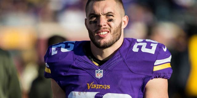 Minnesota Vikings safety Harrison Smith (22) against the St. Louis Rams at TCF Bank Stadium. The Vikings defeated the Rams 21-18.