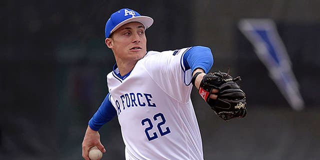 The Minnesota Twins selected Air Force pitcher Griffin Jax in the third round