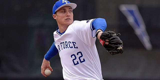 The Minnesota Twins selected Air Force pitcher Griffin Jax in the third round
