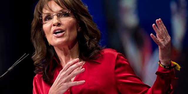 Feb. 11, 2012: Sarah Palin, the GOP candidate for vice-president in 2008, and former Alaska governor, delivers the keynote address to activists from America's political right at the Conservative Political Action Conference (CPAC).