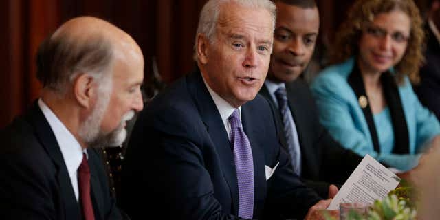 U.S. Vice President Joe Biden during a meeting at the presidential palace in Panama City, Tuesday, Nov. 19, 2013.