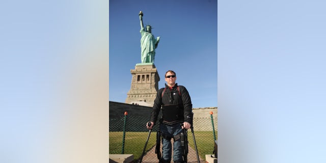 Wounded vet Gary Linfoot. Photo by Craig Barritt/Getty Images for Infinite Hero Foundation