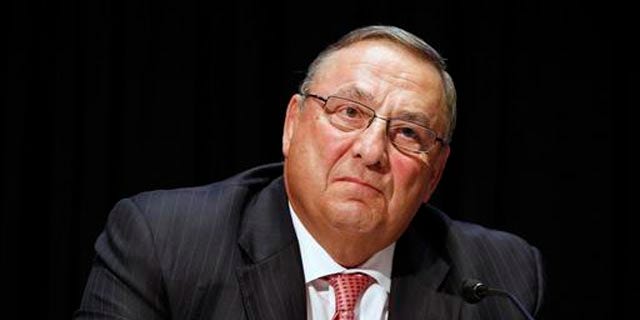 Maine Gov. Paul LePage attends an opioid abuse conference in Boston on June 7, 2016.