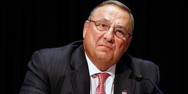 Maine Gov. Paul LePage attends an opioid abuse conference in Boston on June 7, 2016.