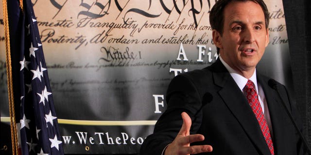 In this April 30, 2011 file photo, former Minnesota Gov. Tim Pawlenty speaks during a We the People candidates forum in Manchester, N.H.