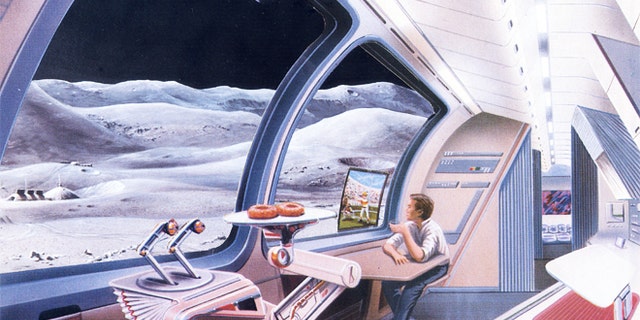 How will future space tourists pay for snacks off-planet?