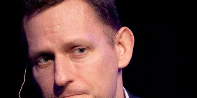 In this March 8, 2012, file photo, Peter Thiel speaks in San Francisco.