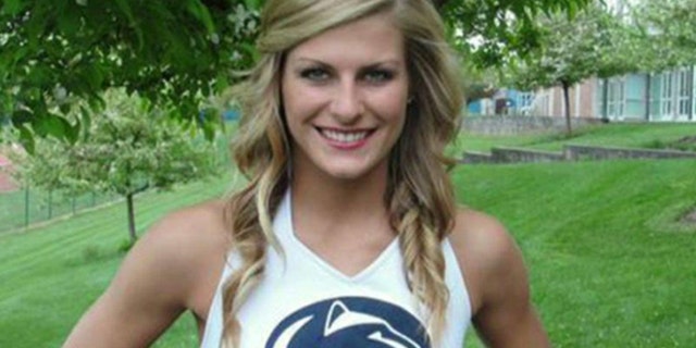 Paige Raque fell 39 feet from an apartment window during an off-campus party on Oct. 13, breaking her pelvis and suffering brain trauma. (Penn State Cheerleading)