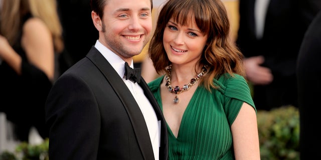 Jan. 27, 2013: This file photo shows actors Vincent Kartheiser, left, and Alexis Bledel at the 19th Annual Screen Actors Guild Awards at the Shrine Auditorium in Los Angeles.