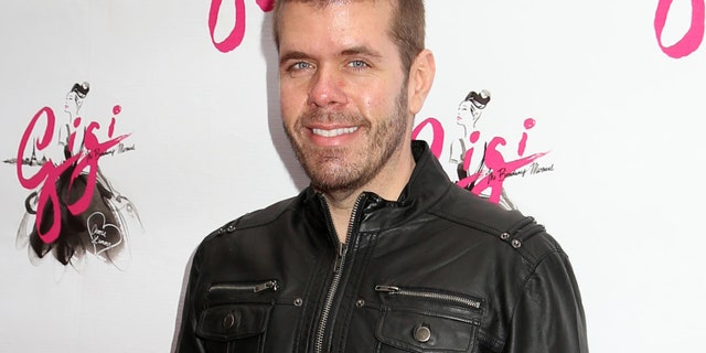 Perez Hilton attends the Broadway opening night of "Gigi" on April 8, 2015.