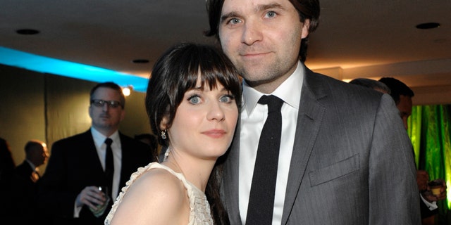 Jan. 16, 2011: File photo, actress Zooey Deschanel, left, and her husband, singer Ben Gibbard attend the 2011 HBO Golden Globe Party in Beverly Hills, Calif. Court records show a Los Angeles judge finalized the former couple's divorce on Dec. 12, 2012. The pair were married in 2009 and separated in October 2011.