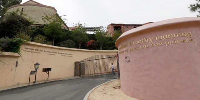 Photo shows the convent property the Los Angeles Archdiocese sold to pop star Katy Perry for $14.5 million.