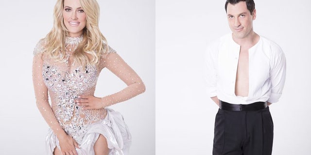 Peta Murgatroyd (left) and Maksim Chmerkovskiy (right) are safe after someone allegedly tried to break into their home.