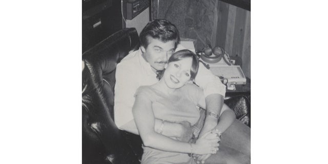 Victoria Hallman and her then-husband, Jim Halper.