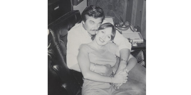 Victoria Hallman and her then-husband, Jim Halper.