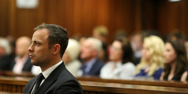 Sept. 12, 2014 - Oscar Pistorius in court in Pretoria, South Africa. Pistorius, who will be sentenced next month after being found guilty in the negligent killing of his girlfriend, could compete at any time. The South African Olympic committee has no regulations preventing someone with a criminal record from representing the country.