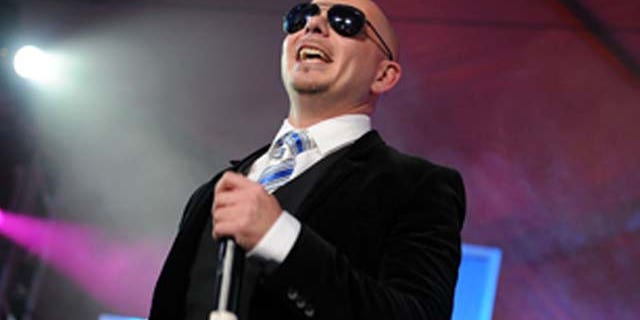 Feb. 05, 2011: Rapper Pitbull performs during the Bud Light Hotel event in Dallas, TX.