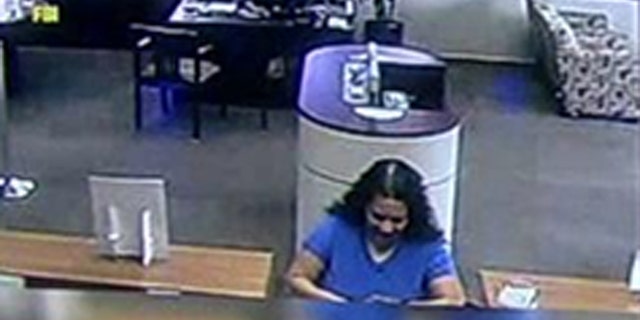 Police are searching for a woman they say was involved in seven separate bank robberies in the last month.